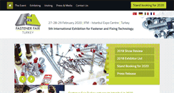 Desktop Screenshot of fastenerfairturkey.com