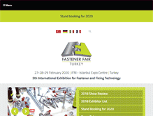 Tablet Screenshot of fastenerfairturkey.com